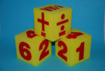 Math Foam Dice
