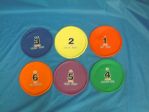 8" Number Discs