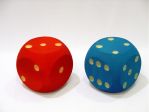 Foam Dice w/dots, w/edge