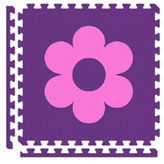 Puzzle Mats-Purple w/Star