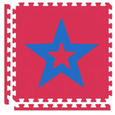 Puzzle Mats-Red w/ Star
