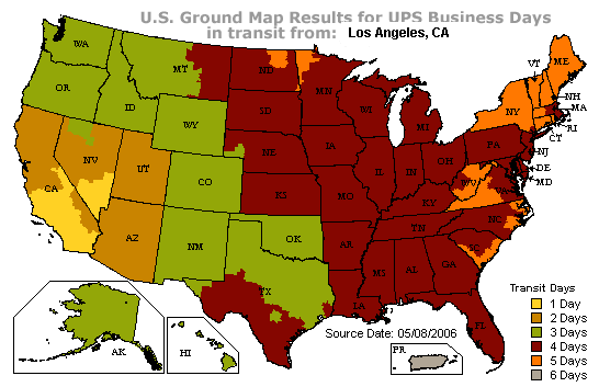 UPS Shipping Times