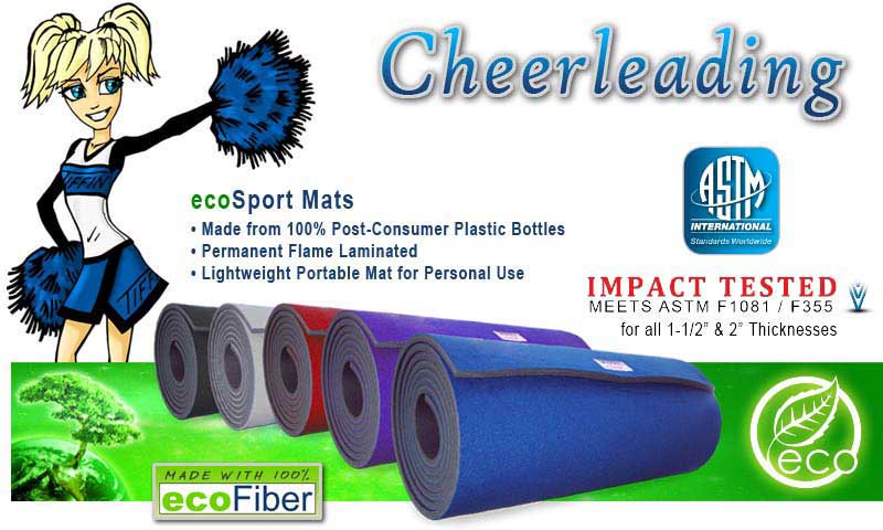American made flexible cheerleading mats for cheer, free exercise mats ...