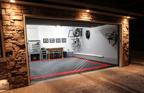 Garage flooring and