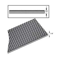 Pyramid runner floor mats