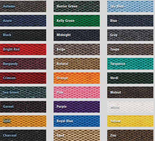 carpet tile swatches