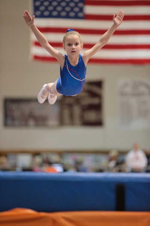 The Piper On Trampoline